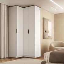 Guarda-Roupa de Canto Reto 3 Portas Mdf Altezza Clean