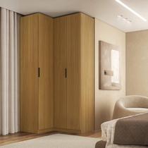 Guarda-Roupa de Canto Reto 3 Portas Mdf Altezza Clean Guarda-Roupa de Canto Reto 3 Portas Mdf Altezza Clean