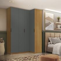 Guarda-Roupa de Canto Reto 4 Portas Altezza Clean