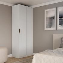 Guarda-Roupa de Canto Reto Clean 100% MDF Altezza