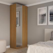 Guarda Roupa de Canto Reto Modular com Espelho Altezza Belmax