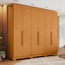 Guarda-Roupa de Casal 6 Portas Vinci Marrom/Cinamomo Guarda-Roupa de Casal 6 Portas Vinci Marrom/Cinamomo