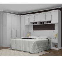 Guarda Roupa De Casal 7 Peças Branco Modulado Modena CP2 Demóbile