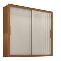 Guarda Roupa De Casal Trianon 2 Portas De Correr Cinamomo/areia