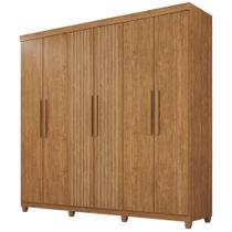 Guarda-Roupa de Solteiro 100% MDF 6 Portas 2 Gavetas Benfica Frison - Tudo de móveis