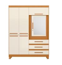 Guarda Roupa De Solteiro 6 Portas 3 Gavetas Fusion da Albatroz