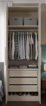 Guarda-Roupa de Solteiro Modular 1010 Carvalho