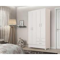 Guarda Roupa Demóbile Astro e Branco/Rosa