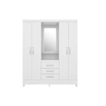 Guarda Roupa Demóbile Capelinha Persia Espelho Branco/Rosa Guarda Roupa Demóbile Capelinha Persia Espelho Branco/Rosa