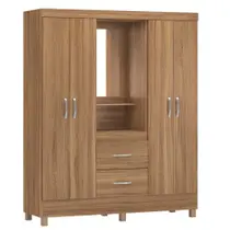 Guarda Roupa Demobile Lord Capelinha 4 Portas
