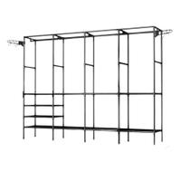 Guarda Roupa Desmontável Estilo Aberto Closet Grande Organizador de Roupa Resistente Fácil Montagem Eficiência