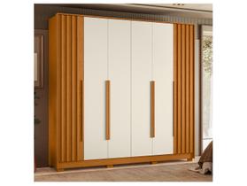 Guarda Roupa Deville 6 Portas Cinamomo/Off White - ABZ