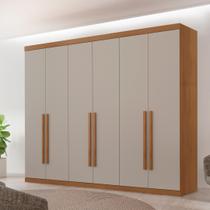 Guarda Roupa Divino Casal 6 Portas 4 Gavetas MDF