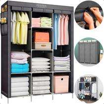 Guarda Roupa Dobrável Colmeia Organizadora Caixa Closet Desmontável Armário Grande Portátil 8 Divisões 3 Portas Quarto Solteiro Casal Irsina