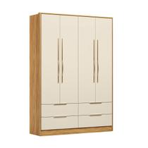 Guarda Roupa Domo Quarto com 4 Portas e 4 Gavetas Guarda Roupa Domo Quarto com 4 Portas e 4 Gavetas