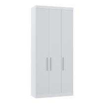 Guarda Roupa Dormitório Modulado Alpes 3 Portas c/ Cabideiro - Módulo Roupeiro Alpes - Luciane