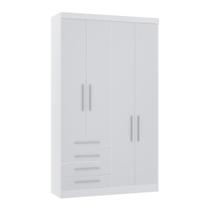 Guarda Roupa Dormitório Modulado Alpes 4 Portas 4 Gavetas - Módulo Luciane Guarda Roupa Dormitório Modulado Alpes 4 Portas 4 Gavetas - Módulo Luciane