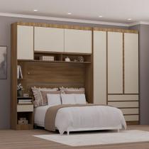 Guarda Roupa Dormitório Modulado Veneza Casal 1,38 m Avelã e Arenas Luciane M02 Guarda Roupa Dormitório Modulado Veneza Casal 1,38 m Avelã e Arenas Luciane M02