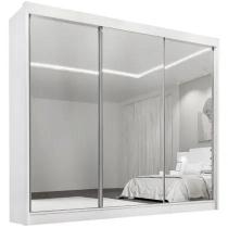 Guarda Roupa Dubai Branco 3 Portas 6 Gavetas DDoro D Doro Móveis