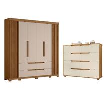 Guarda Roupa e Cômoda de Casal Double Albatroz