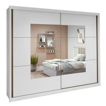 Guarda Roupa Easy Max 2 Portas C/ Espelho Branco Lopas Guarda Roupa Easy Max 2 Portas C/ Espelho Branco Lopas
