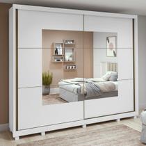 Guarda Roupa Easy Max 2 Portas Com Espelho Branco Lopas Guarda Roupa Easy Max 2 Portas Com Espelho Branco Lopas