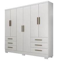Guarda Roupa Encant 6 Portas Branco Novo Horizonte Guarda Roupa Encant 6 Portas Branco Novo Horizonte