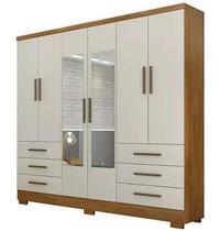 Guarda Roupa Encant 6 Portas Com Espelho Cumaru Fendi Novo Horizonte Guarda Roupa Encant 6 Portas Com Espelho Cumaru Fendi Novo Horizonte