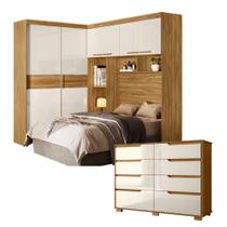 Guarda Roupa Florença e Cômoda Georgia 2 Peças 6 Portas 13 Gavetas Moval Guarda Roupa Florença e Cômoda Georgia 2 Peças 6 Portas 13 Gavetas Moval
