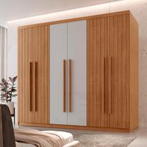 Guarda-roupa Frisado 100% Mdf 6 Portas e 2 Gavetas Veracruz Guarda-roupa Frisado 100% Mdf 6 Portas e 2 Gavetas Veracruz