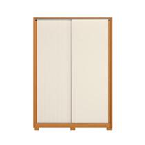 Guarda-roupa Frizatto Armário Com 2 Portas 3 Gavetas Cinamamo Off White - Móveis Leartam