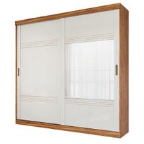 Guarda Roupa Gramado 2 Portas Correr com Espelhos MDF Guarda Roupa Gramado 2 Portas Correr com Espelhos MDF