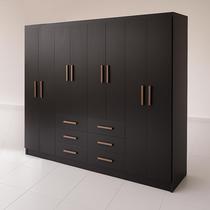 Guarda Roupa Grande Casal Paris 8 Portas 6 Gavetas com Amplo Espaço Interno - Evidência