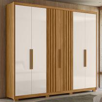 Guarda Roupa Grande com Ripado 260x230cm Araguaia Moval Guarda Roupa Grande com Ripado 260x230cm Araguaia Moval