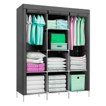 Guarda Roupa Grande Retrátil Dobrável Multiuso Organizador Armário - DOLCE HOME