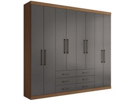 Guarda roupa havana master vip 8.4 jatoba grafite Guarda roupa havana master vip 8.4 jatoba grafite