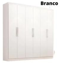 Guarda roupa herval ph 1127 - cor branco - com espelho Guarda roupa herval ph 1127 - cor branco - com espelho