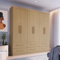 Guarda roupa herval ph 1691 - cor cedro Guarda roupa herval ph 1691 - cor cedro