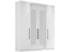 Guarda roupa herval ph 1717 - cor branco - com espelho Guarda roupa herval ph 1717 - cor branco - com espelho