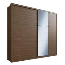 Guarda roupa herval ph 1739 - cor nogueira - sem espelho
