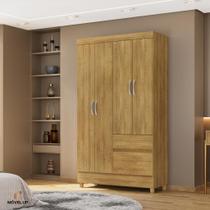 Guarda-Roupa Ideal Plus 4 Portas Cor: Nature - Vlr Móveis Guarda-Roupa Ideal Plus 4 Portas Cor: Nature - Vlr Móveis