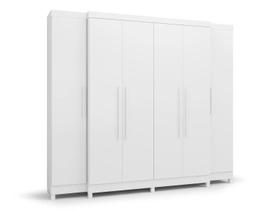Guarda Roupa Imperial Casal 6 Portas - 6G Freijó - Batrol - Branco