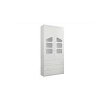 Guarda Roupa Infantil 02 Portas e 03 Gavetas Eloísa Branco - Phoenix Baby Guarda Roupa Infantil 02 Portas e 03 Gavetas Eloísa Branco - Phoenix Baby