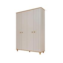 Guarda Roupa Infantil 100% Mdf 4 Portas Cupcake Permobili