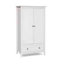 Guarda Roupa Infantil 2 portas 1 gaveta em Madeira Branco Nest Artemobili