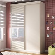 Guarda Roupa Infantil 2 Portas 1 Porta com Espelho Samambaia Teen CabeCasa MadeiraOriginals