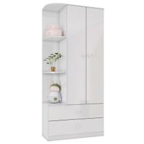 Guarda Roupa Infantil 2 Portas 2 Gavetas 181X80 cm Labirinto Henn