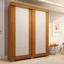 Guarda-roupa Infantil 2 Portas de Correr 100% MDF 140cm Lunara Espresso Móveis