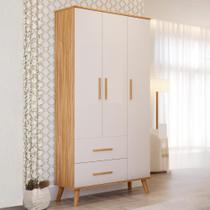 Guarda Roupa Infantil 3 Portas 2 Gavetas 100% MDF Pé Palito Guarda Roupa Infantil 3 Portas 2 Gavetas 100% MDF Pé Palito