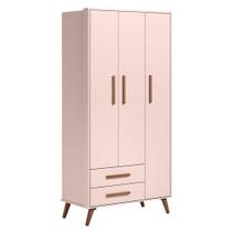 Guarda Roupa Infantil 3830 Retrô Rosa Qmovi Guarda Roupa Infantil 3830 Retrô Rosa Qmovi